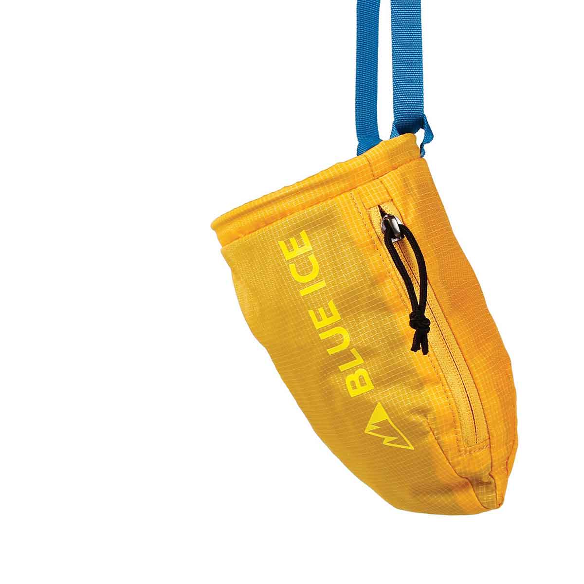 Blue Ice Sender Chalkbag in Yellow